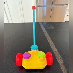 NEAT VINTAGE FISHER PRICE HAPPY WHISTLERS PUSH POP UP TOY